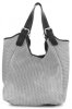 Bőr táska shopper bag Vittoria Gotti világosszürke V80050